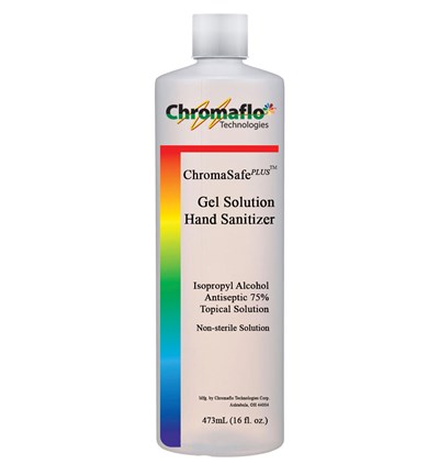 Front Panel (Chromaflo Handsanitzercomp  16oz Bottle Chromasafe(plus) 6 15 2020 Front)